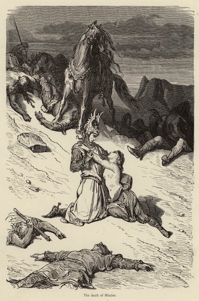 ミタイネの死 作： Gustave after Dore